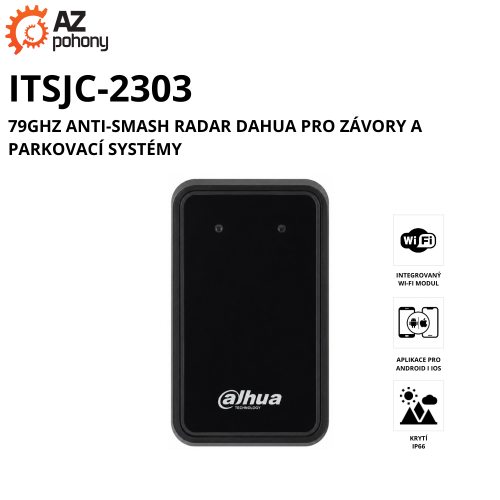 ITSJC-2303 - 79GHz anti-smash radar Dahua pro závory a parkovací systémy